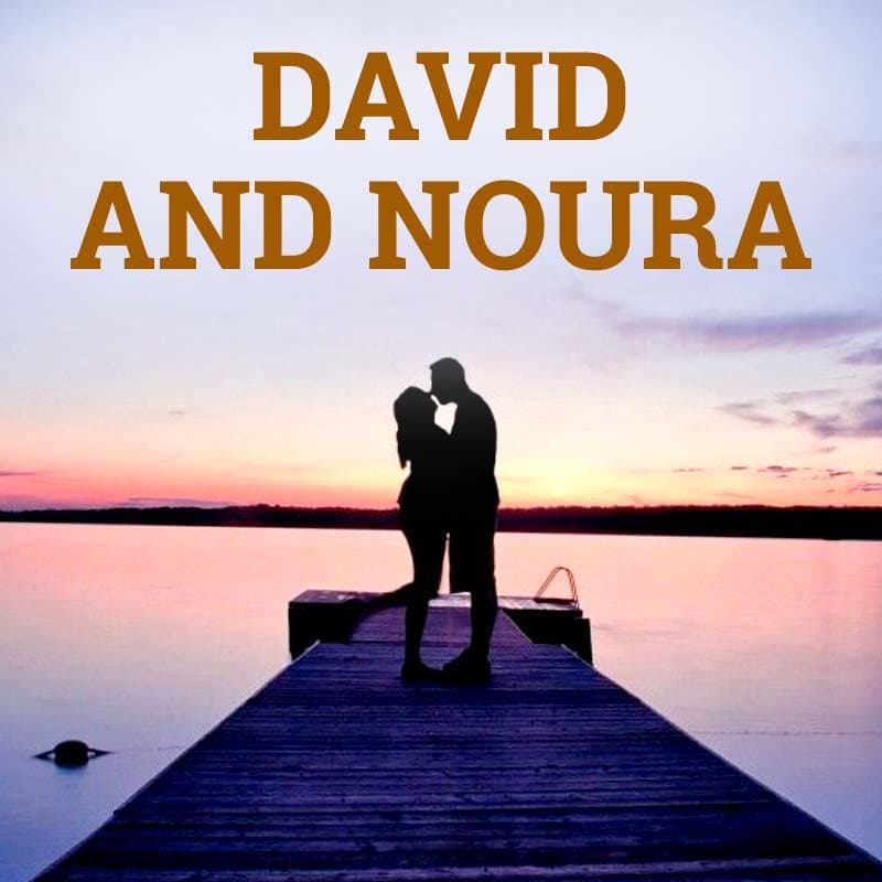 Cover for David and Noura