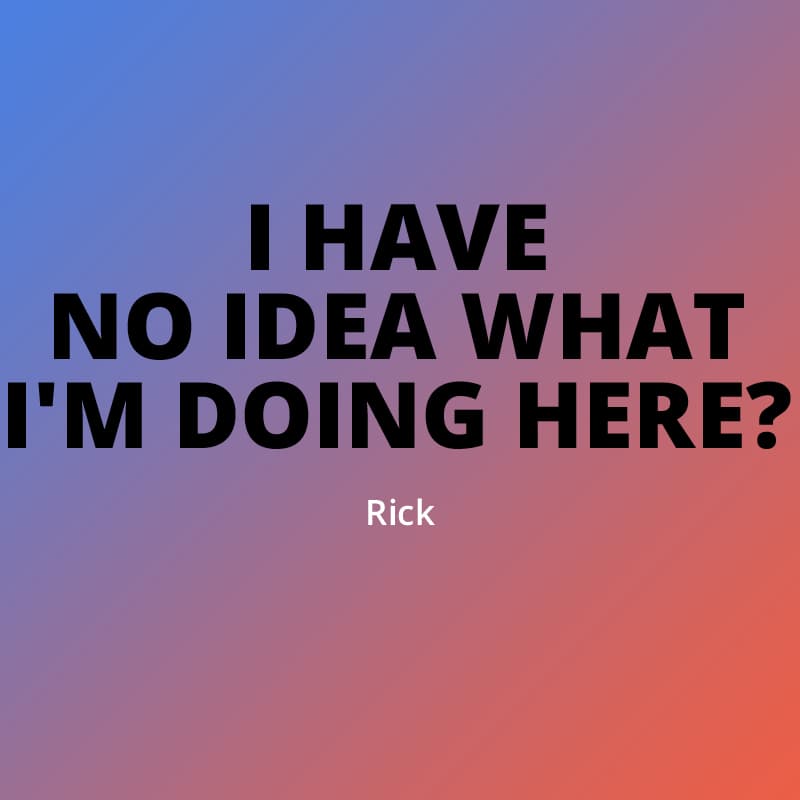 I have no idea what I'm doing here…