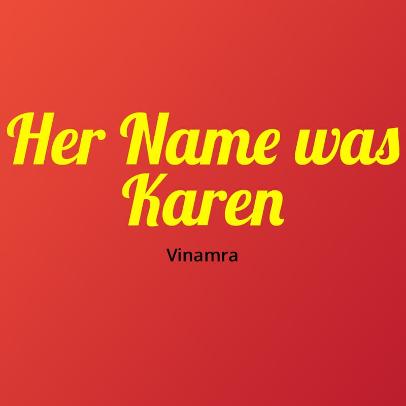 Cover for Her Name was Karen