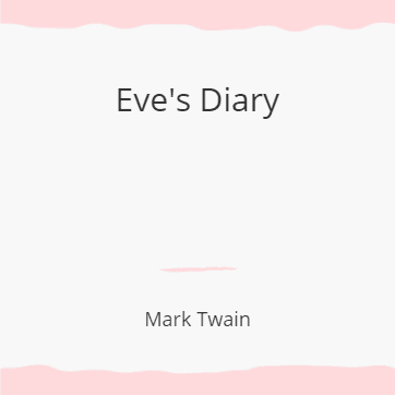 Cover for Eve's Diary
