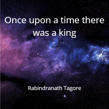 Cover for Once upon a time there was a King