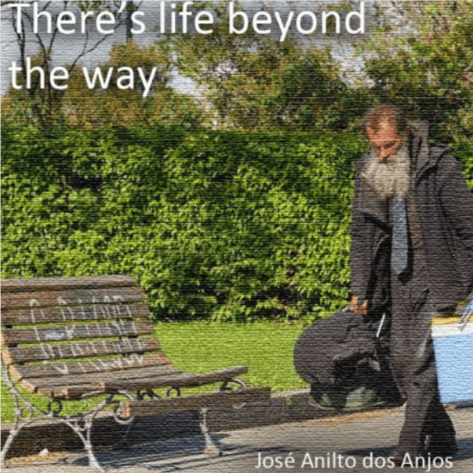 Cover for There's life beyond the way.