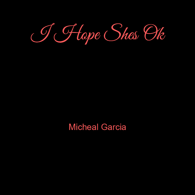 Cover for I hope she's ok