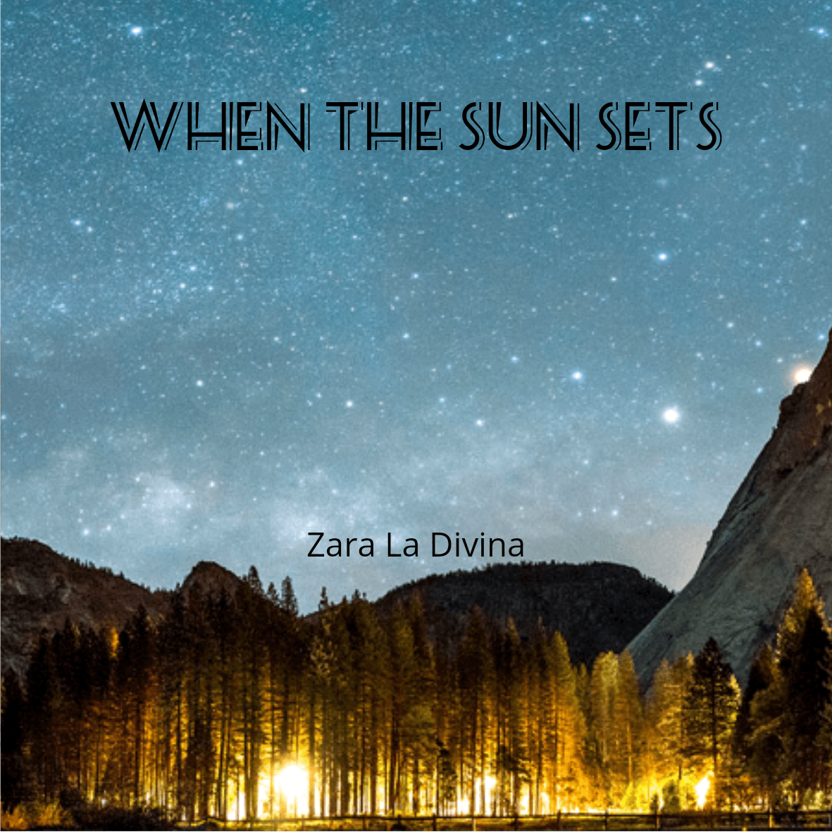 Cover for When the sun sets