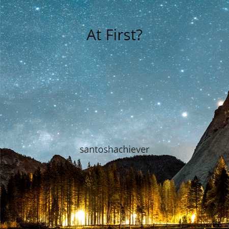 Cover for At First?