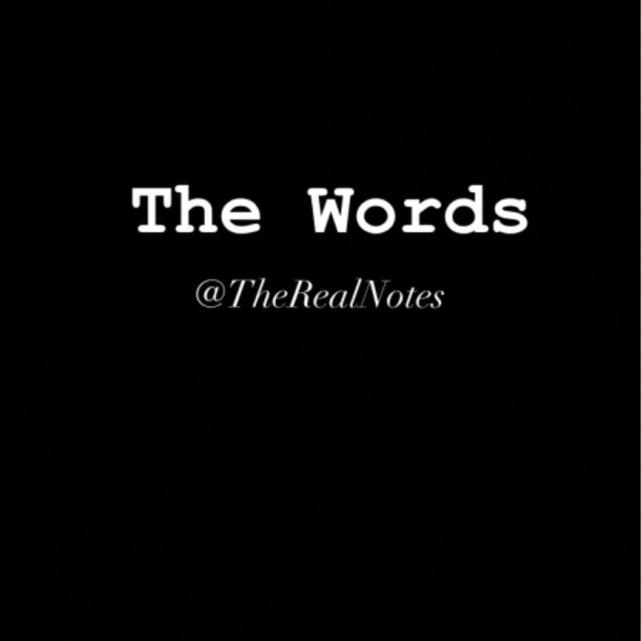 Cover for The Words