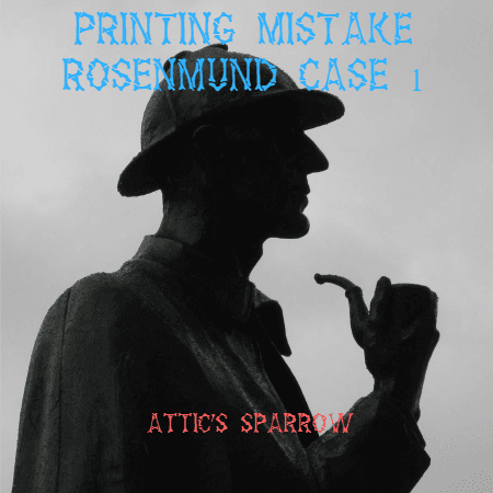 Cover for Printing Mistake