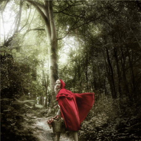 Cover for THE RED RIDING HOOD           "THE UNTOLD STOTY"