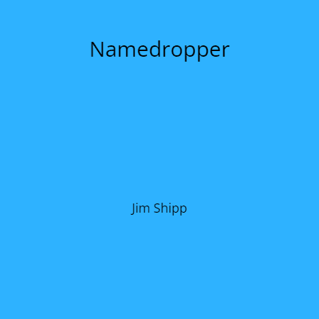 Cover for Namedropper