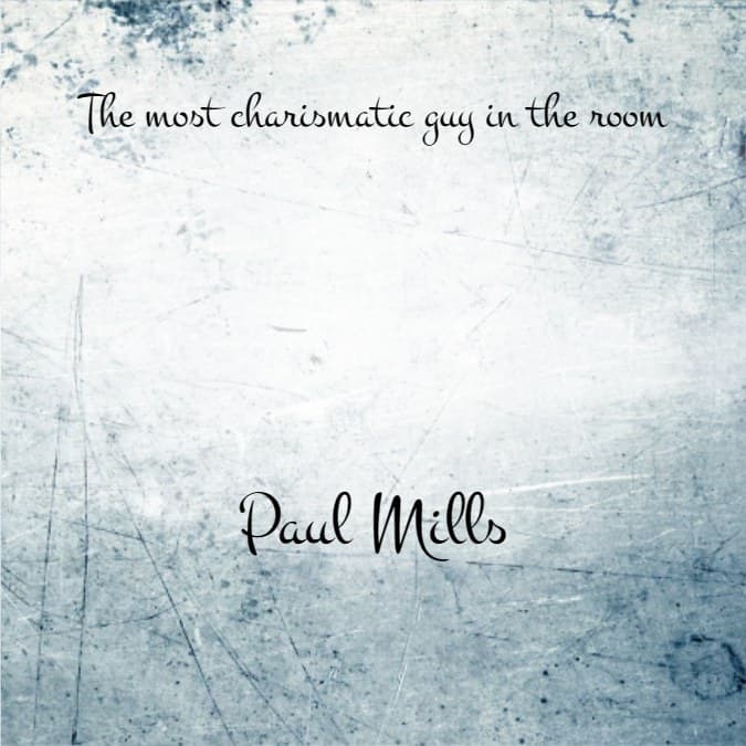 Cover for The most charismatic guy in the room