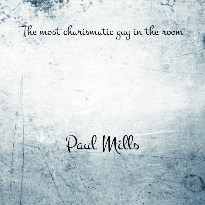 Cover for The most charismatic guy in the room