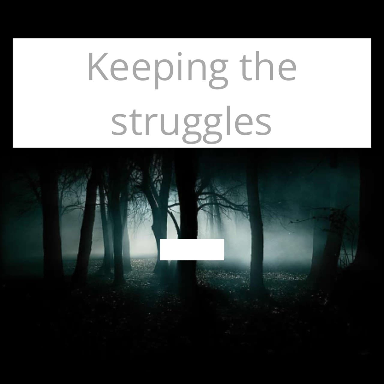 Cover for Keeping the struggles