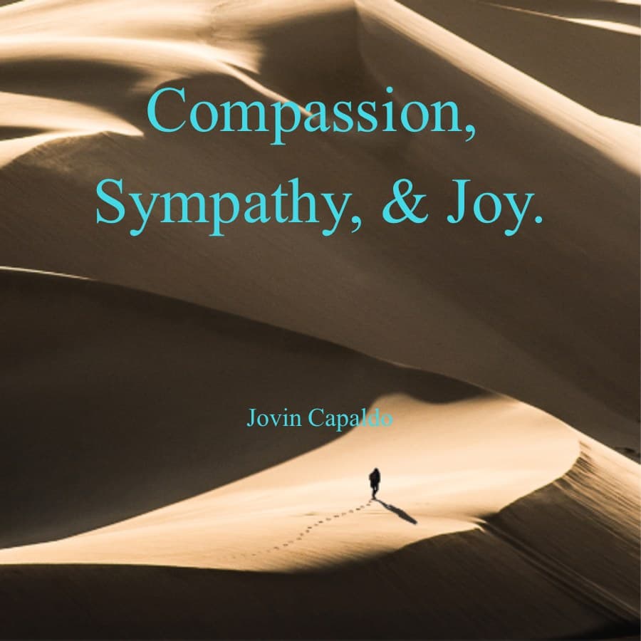 Cover for Compassion, Sympathy, and Joy.