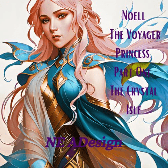 Cover for Noell, The Voyager Princess, Part One: The Crystal Isle