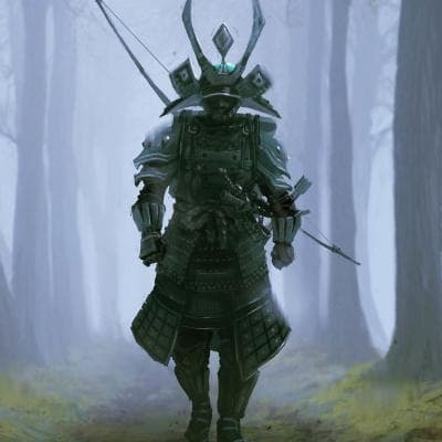 Cover for "A Lone Warrior"