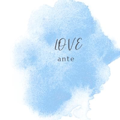 Cover for Love ante