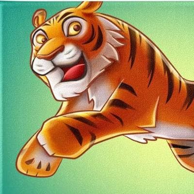 Cover for A  smart tiger