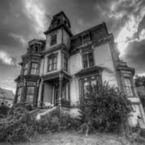 the haunted house