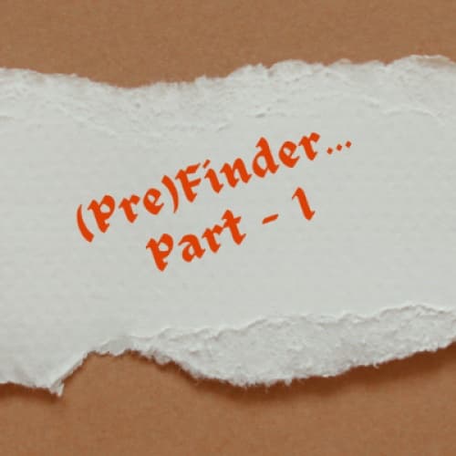 Cover for (Pre)Finder Ep-1
