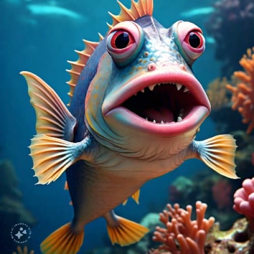 Cover for Fishy Misunderstandings: The Hilarious Journey of a Vegan Revelation