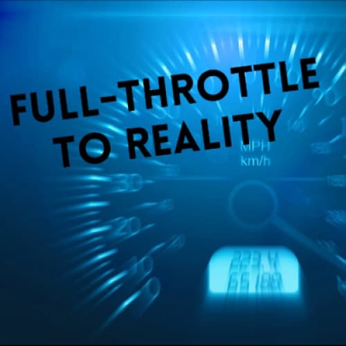 Cover for Full-throttle to Reality.