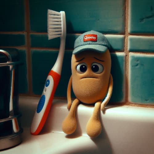 Cover for “The Tale of Squeaky the Toothpaste”