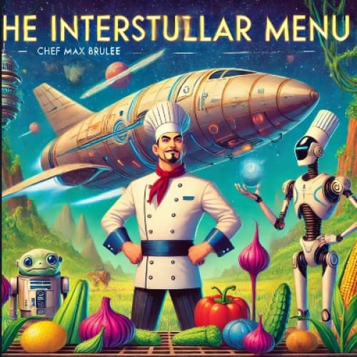 Cover for "The Galactic Gourmet Gambit"