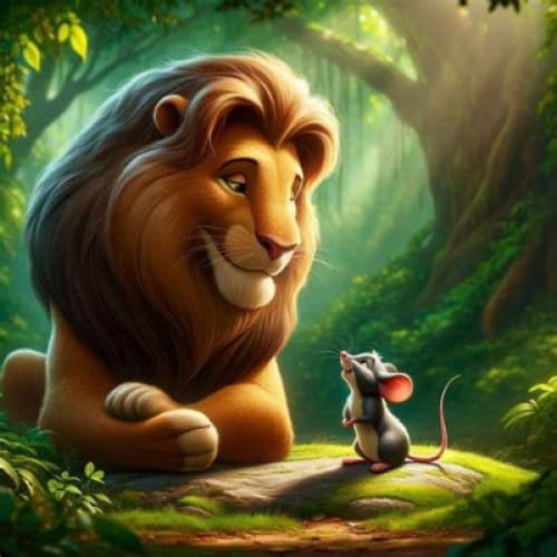 Cover for The Lion and the Mouse