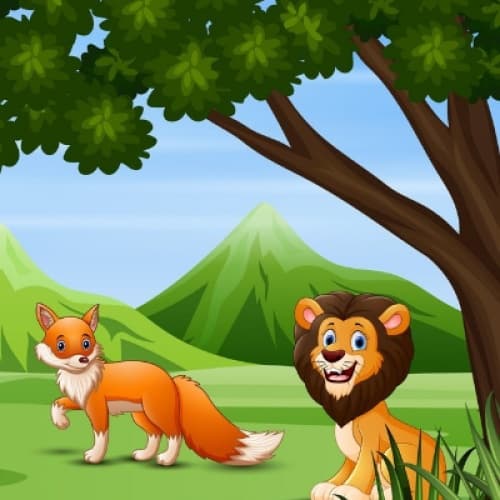 Cover for The Fox and the Lion