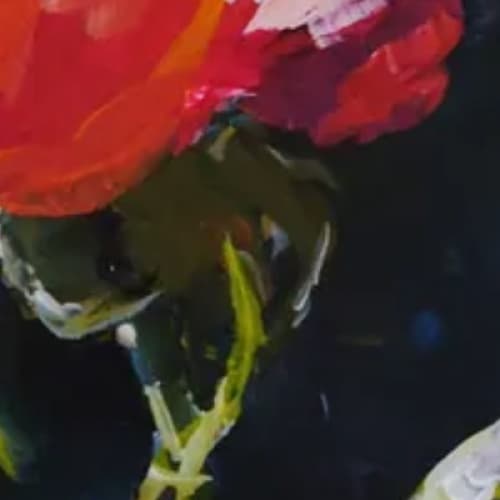 Cover for flowers with throne: