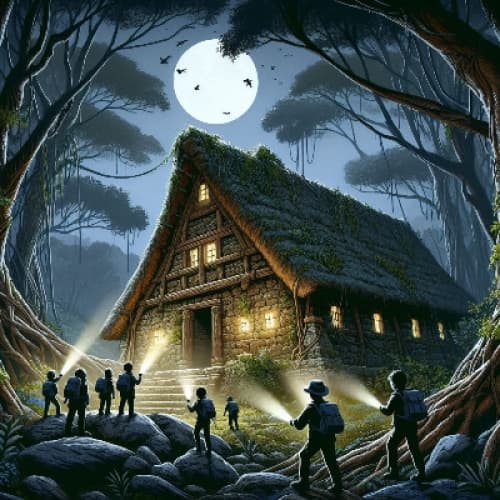 Cover for Judul: “Misteri Rumah Panjang yang Terkutuk”