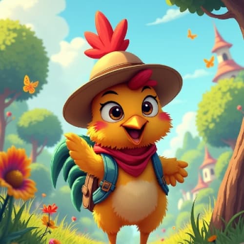 Cover for "The Adventures of Chicken Joko."