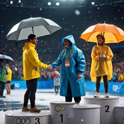 Cover for Extreme Weather Olympics: When Mother Nature Competes, We Get Wet!