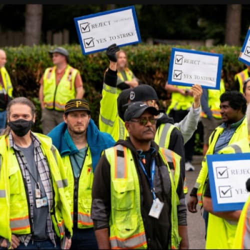 Cover for Boeing workers vote overwhelmingly to strike in defeat for troubled company