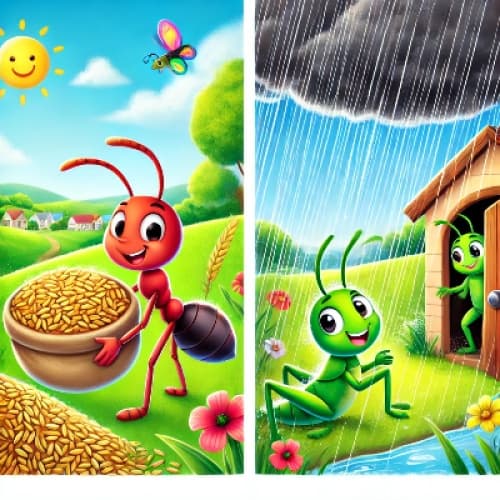 Cover for The Ant and the Grasshopper