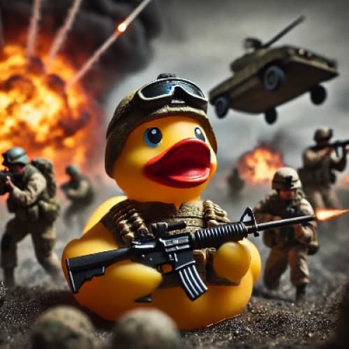 Cover for The Duck of Rubber