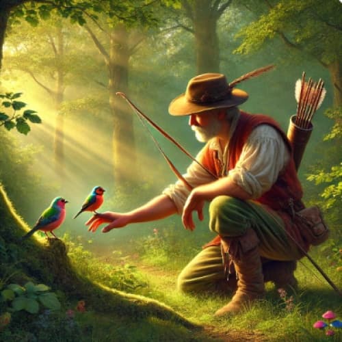 The Hunter and the Bird: A Tale of Connection Between Man and Nature