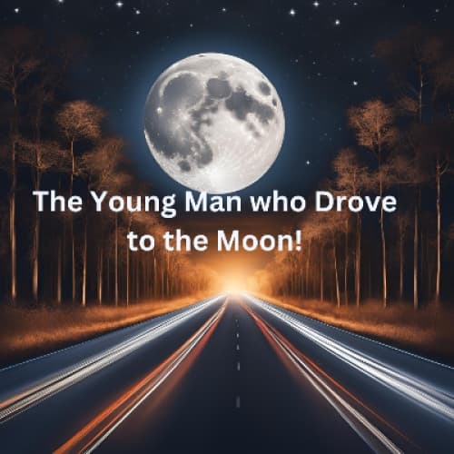 Cover for The Young Man who drove to the Moon
