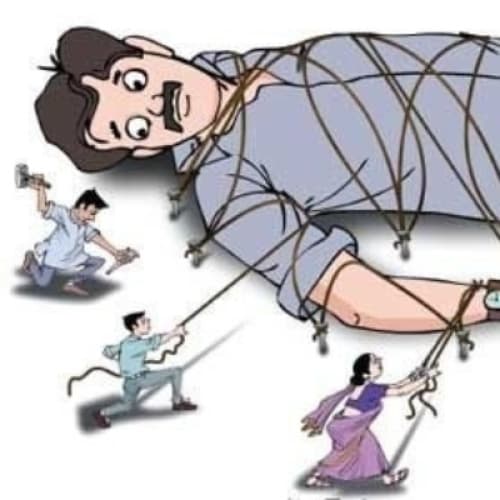 Cover for Middle class problems in india