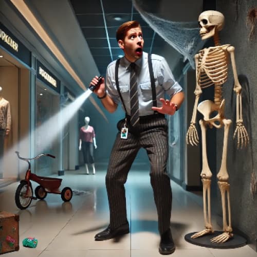 Cover for The Night Shift Scare of Benny the Rent-a-Cop
