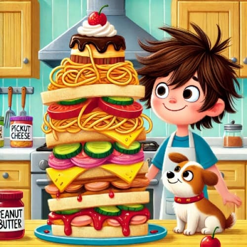 Cover for Benny and the Giant Sandwich