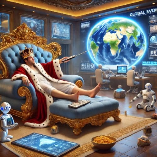 Cover for The Reluctant World Conqueror