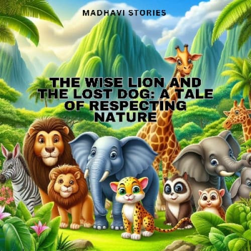 Cover for The Wise Lion and The Lost Dog: A Tale of Respecting Nature