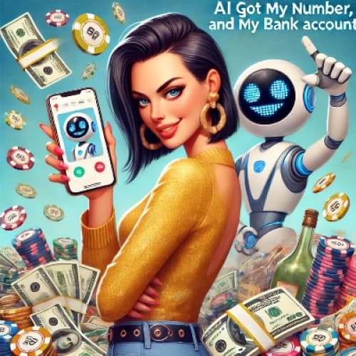 Cover for AI Got My Number, and My Bank Account