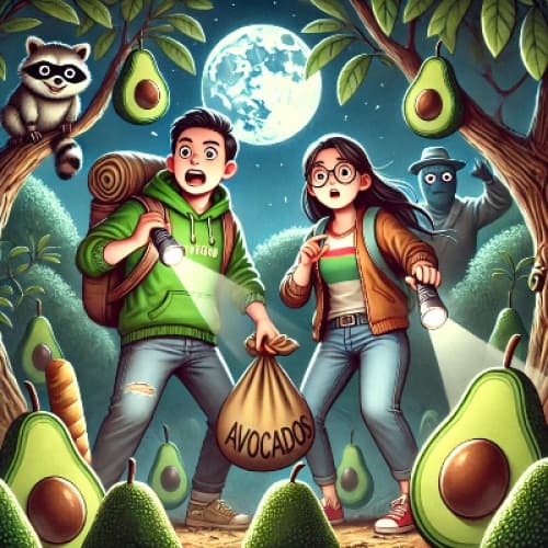 Cover for The Great Avocado Heist: A Tale of Green, Greed, and Guacamole Dreams