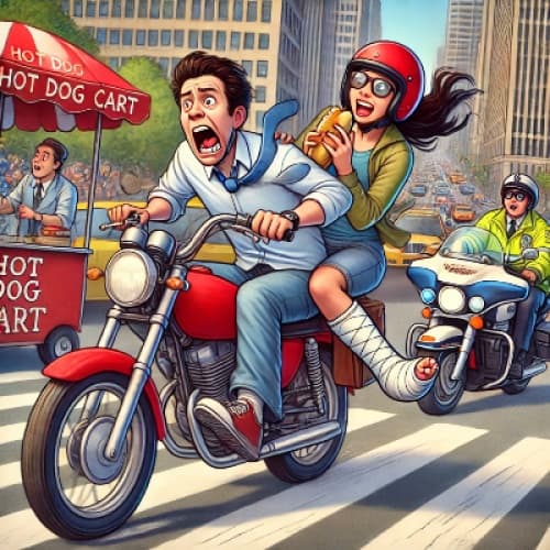 Cover for The Accidental Biker: A Wheel of Misfortune