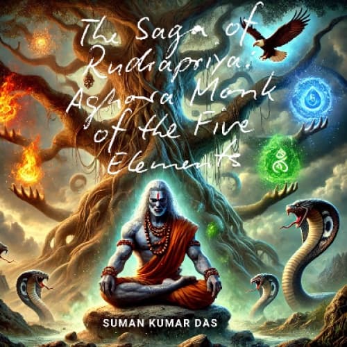 Cover for **The Saga of Rudrapriya: The Aghora sage of the Five Elements**
