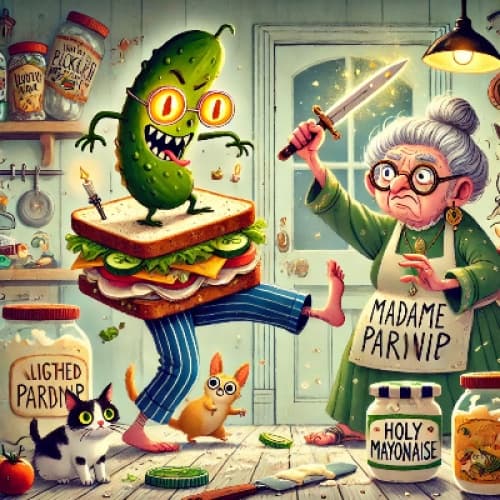 Cover for The Haunted Sandwich