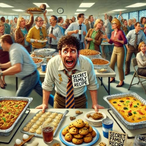 Cover for The Great Potluck Disaster: The Saga of Forgotten Lasagna