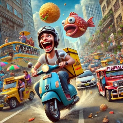 Cover for Scooters, Sisig, and the City: A Food Courier's Race in Manila